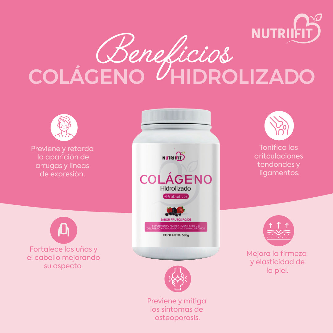 Colágeno Hidrolizado Sabor Frutos Rojos