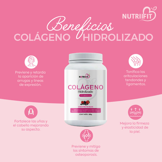 Colágeno Hidrolizado Sabor Frutos Rojos