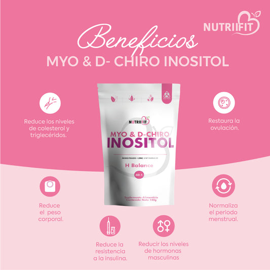 Myo-Inositol y D-Chiro Inositol: Suplemento H Balance para el Equilibrio Hormonal y SOP 🌸